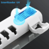 2 Esterilizador UV y dispensador de cepillos de dientes