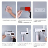 4 Esterilizador UV y dispensador de cepillos de dientes