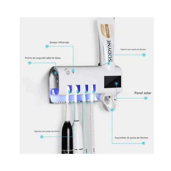 Diseño sin título Esterilizador UV y dispensador de cepillos de dientes