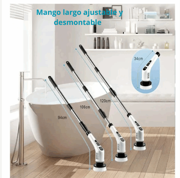 Cepillo eléctrico de limpieza 9 en 1