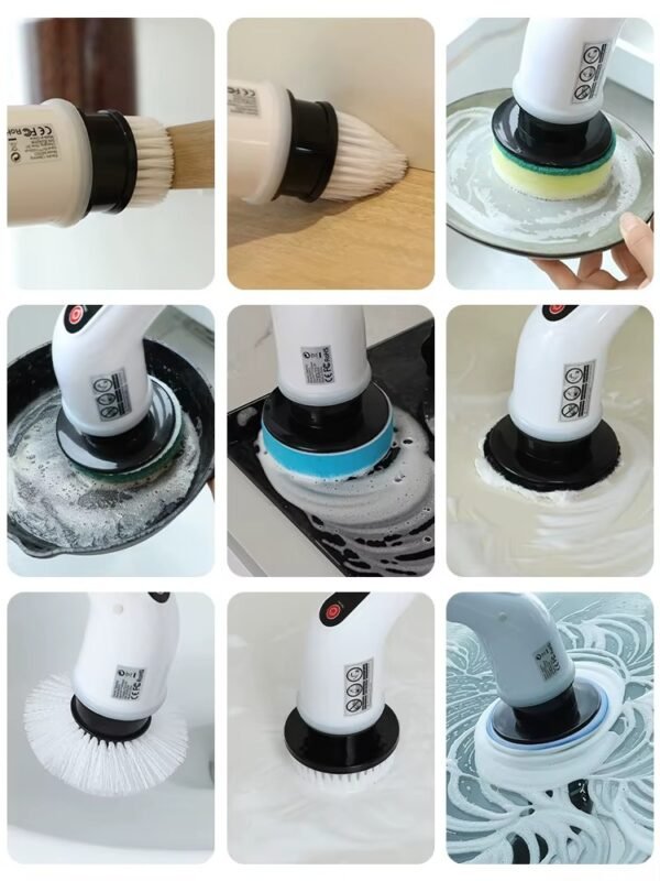 Cepillo eléctrico de limpieza 9 en 1